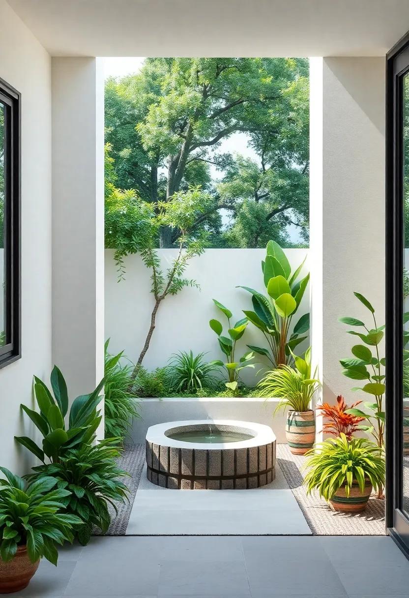 Design a garden nook with lush ⁤plants and a small ​water feature, allowing a peaceful escape ⁣amidst nature for reading or meditation