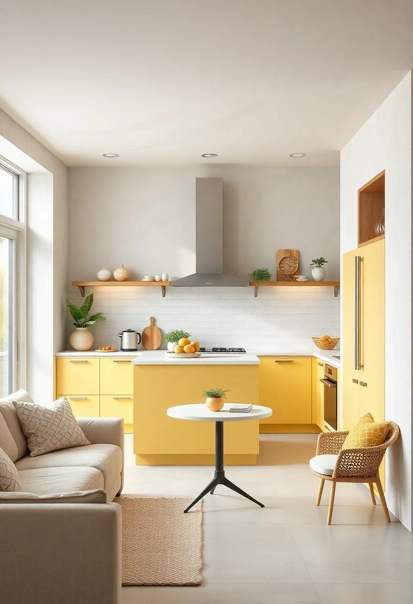 Butter Yellow ‌and Ivory – Butter yellow introduces a ​cozy glow while⁤ ivory keeps the kitchen light