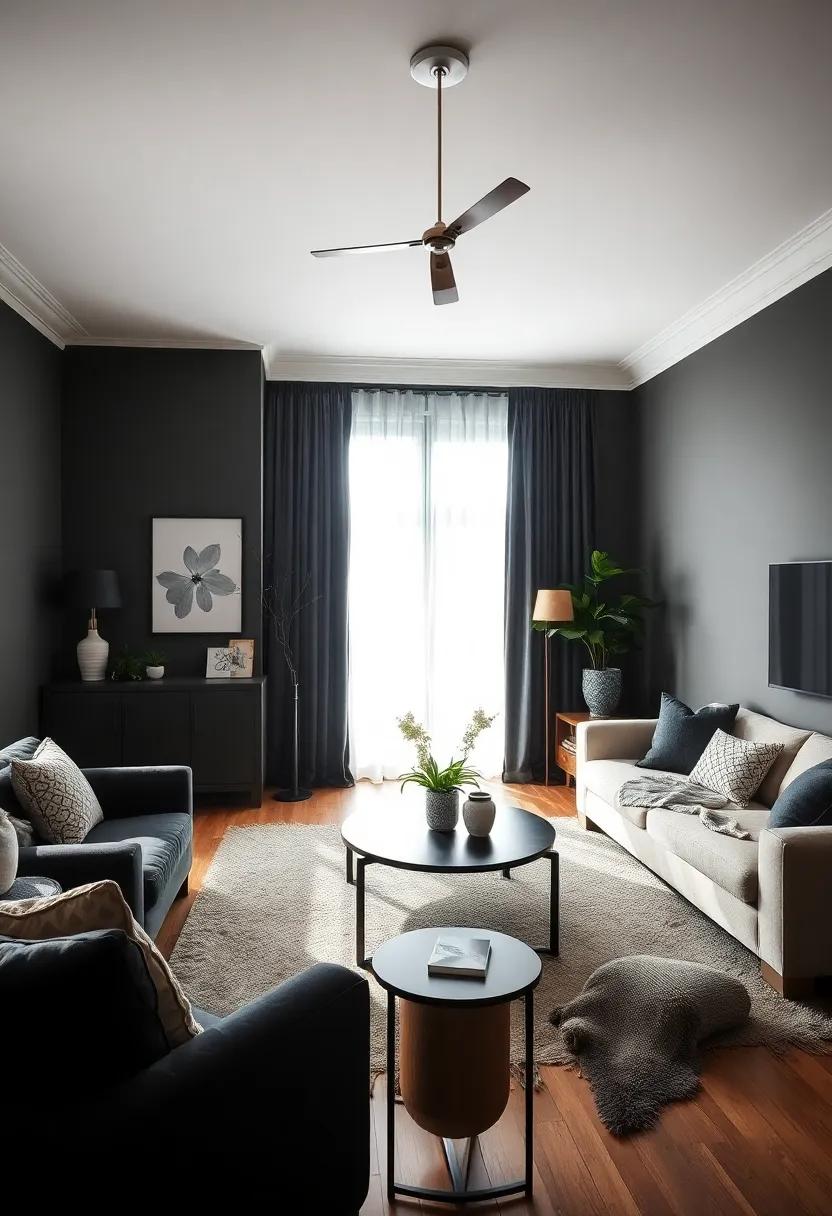 Vintage Accents: Infuse character by incorporating vintage finds that complement black pieces for a timeless look