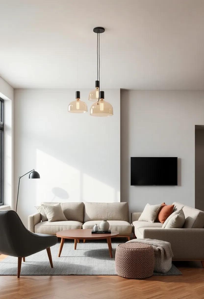 Mixing Cultures: How Scandinavian Light Fixtures Enhance Eclectic Living Room‌ Designs