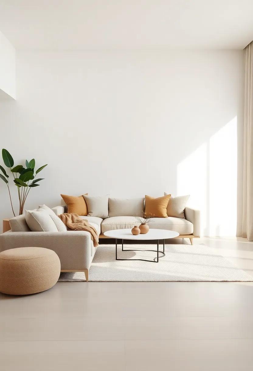 textural Contrast: combining Soft Fabrics with Sleek Surfaces