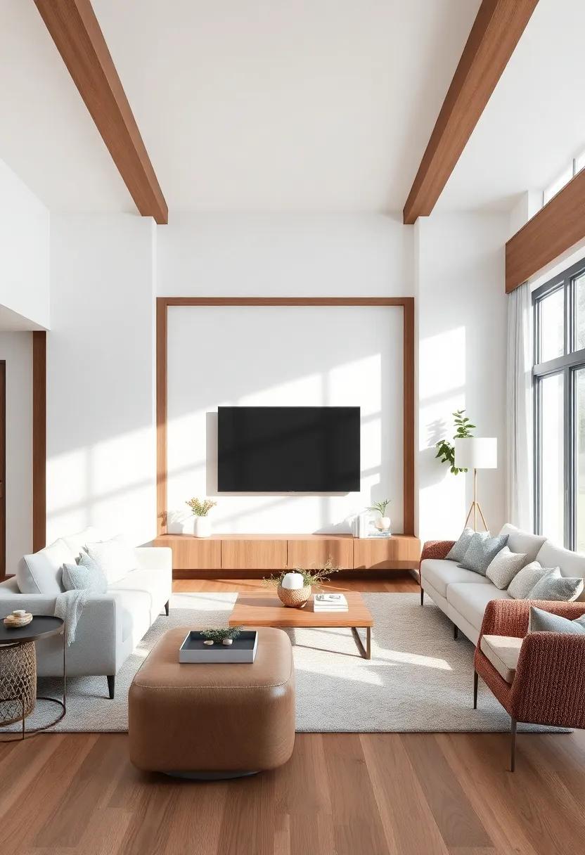 Classic White and Walnut: A classic white⁣ backdrop provides a perfect‍ canvas for rich ⁤walnut⁢ accents, highlighting ‍the beautiful ⁤contrast and ensuring ‌a timeless ‌elegance