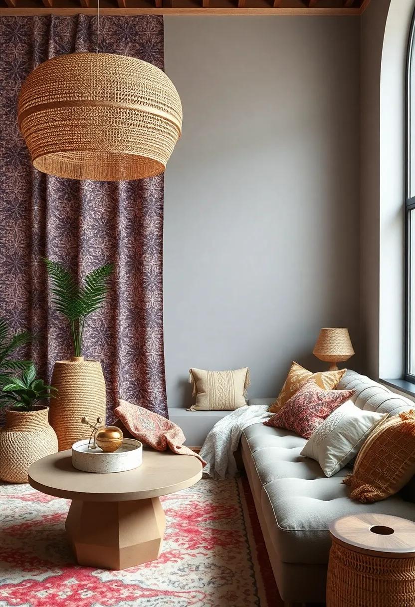 Set ⁢the mood‌ with Soft ⁢textiles in ⁢Distinctive Patterns⁣ and Colors