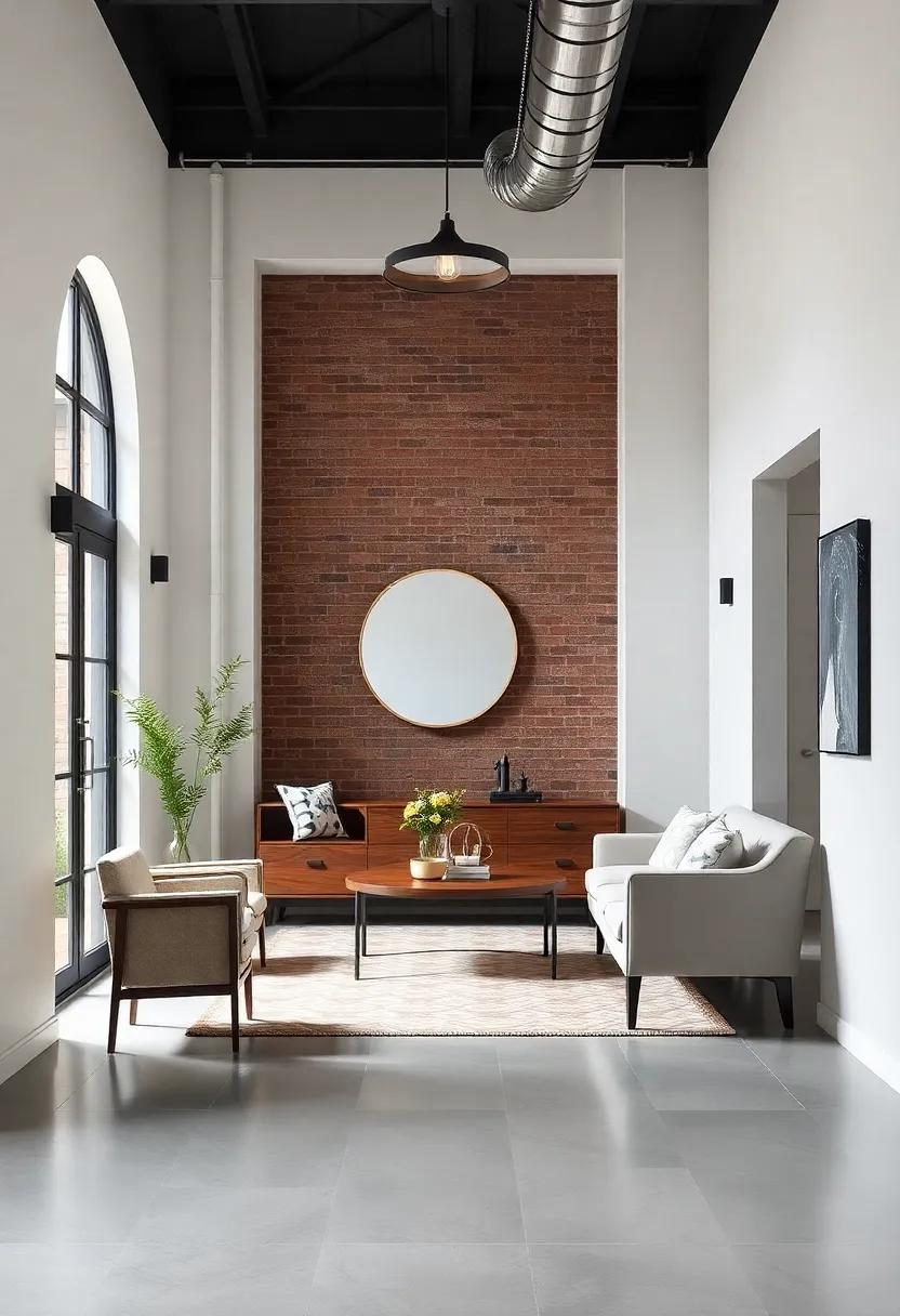 Creating a Focal Point: Statement Furniture in Industrial Entryways