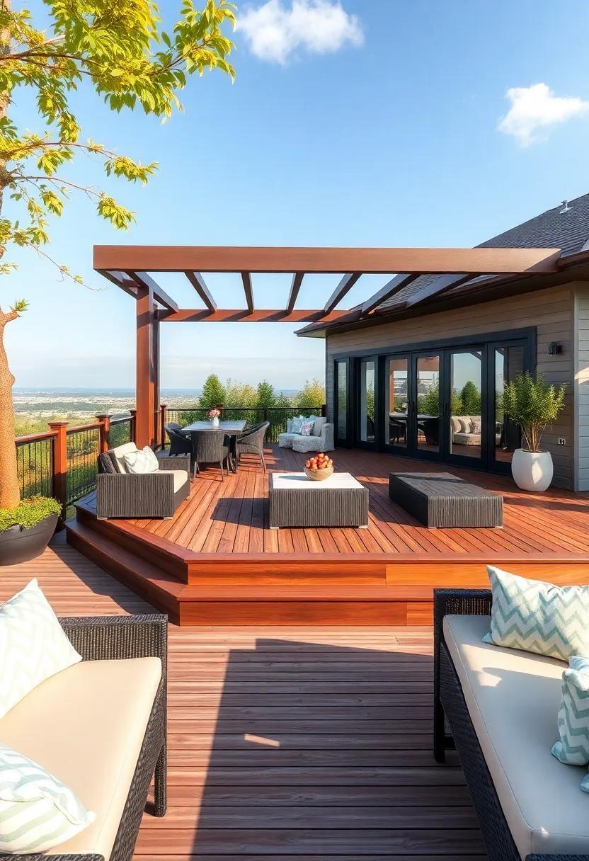 Elevated Decking: Take your outdoor space​ to new heights with ⁤multi-level decking, creating distinct areas ⁢for dining, lounging, and enjoying the view