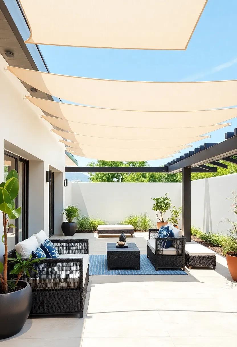Innovative Shade​ Solutions: Highlight innovative architectural designs,such as retractable awnings or stylish pergolas,to create dynamic outdoor spaces that offer both sun and shade