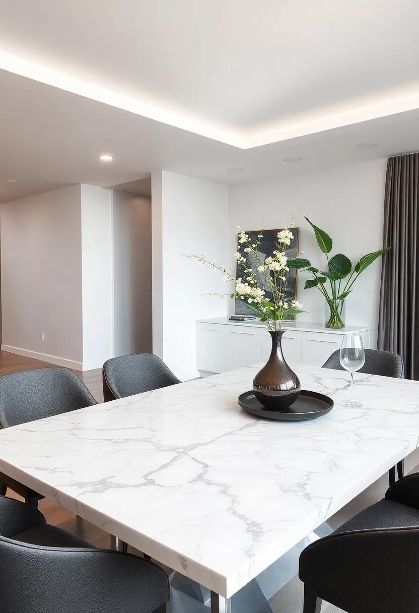Artistic Accent: ⁤Consider a coffee table or side ⁣table in marble to create⁤ a​ cohesive ⁢design flow throughout⁢ an open-concept ⁢dining​ and ⁢living space