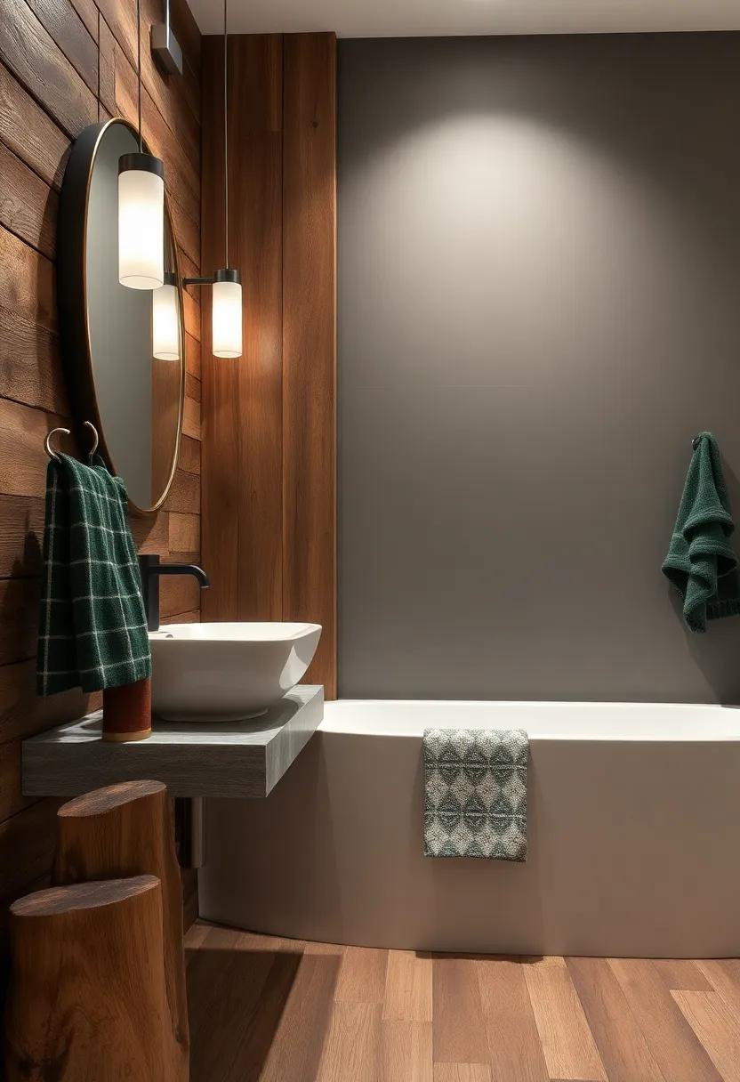 Rustic Elements: Integrate ​reclaimed ‌wood accents⁣ or‍ stone features for ‍a cozy,​ rustic ambiance⁣ that feels‍ inviting and warm