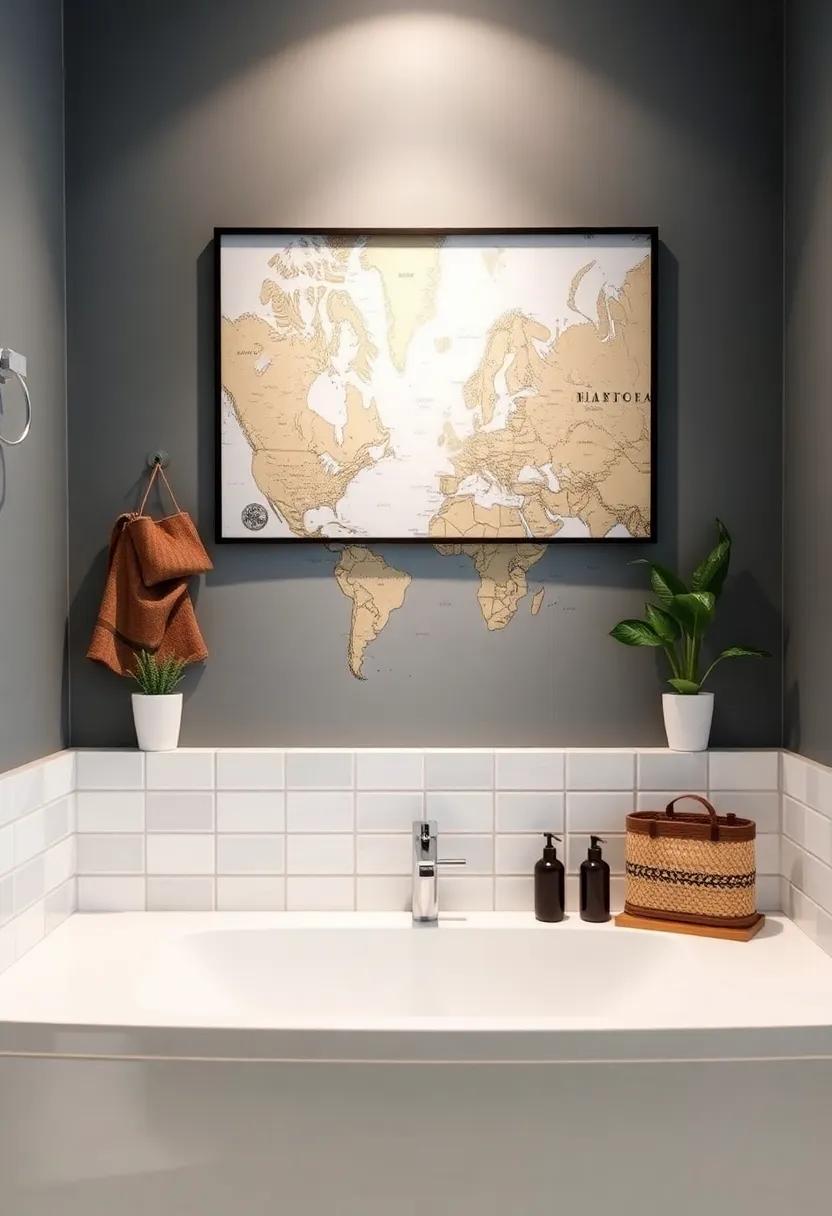 Travel-Inspired Decor: Showcase souvenirs or maps from your⁣ travels as decor to‍ give ⁤your⁢ bathroom⁤ a personal‌ touch that tells a story