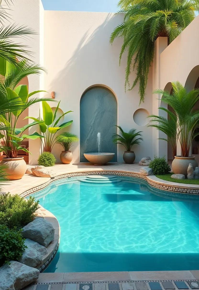 Embracing‌ Nature with lush surroundings⁣ for Your Water Feature