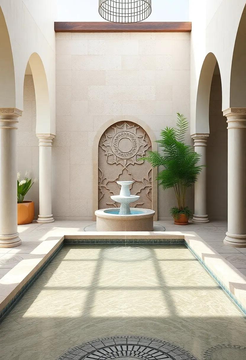 Fusing Indoor Spaces with Outdoor Serenity through Water Elements