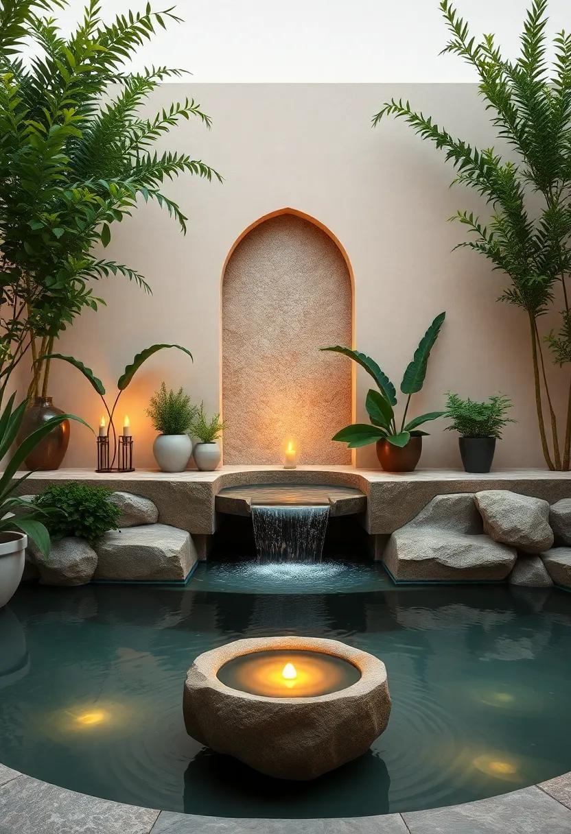 Romanticizing ⁢Your ‍Garden ‍with Softly Flowing Water and Lights