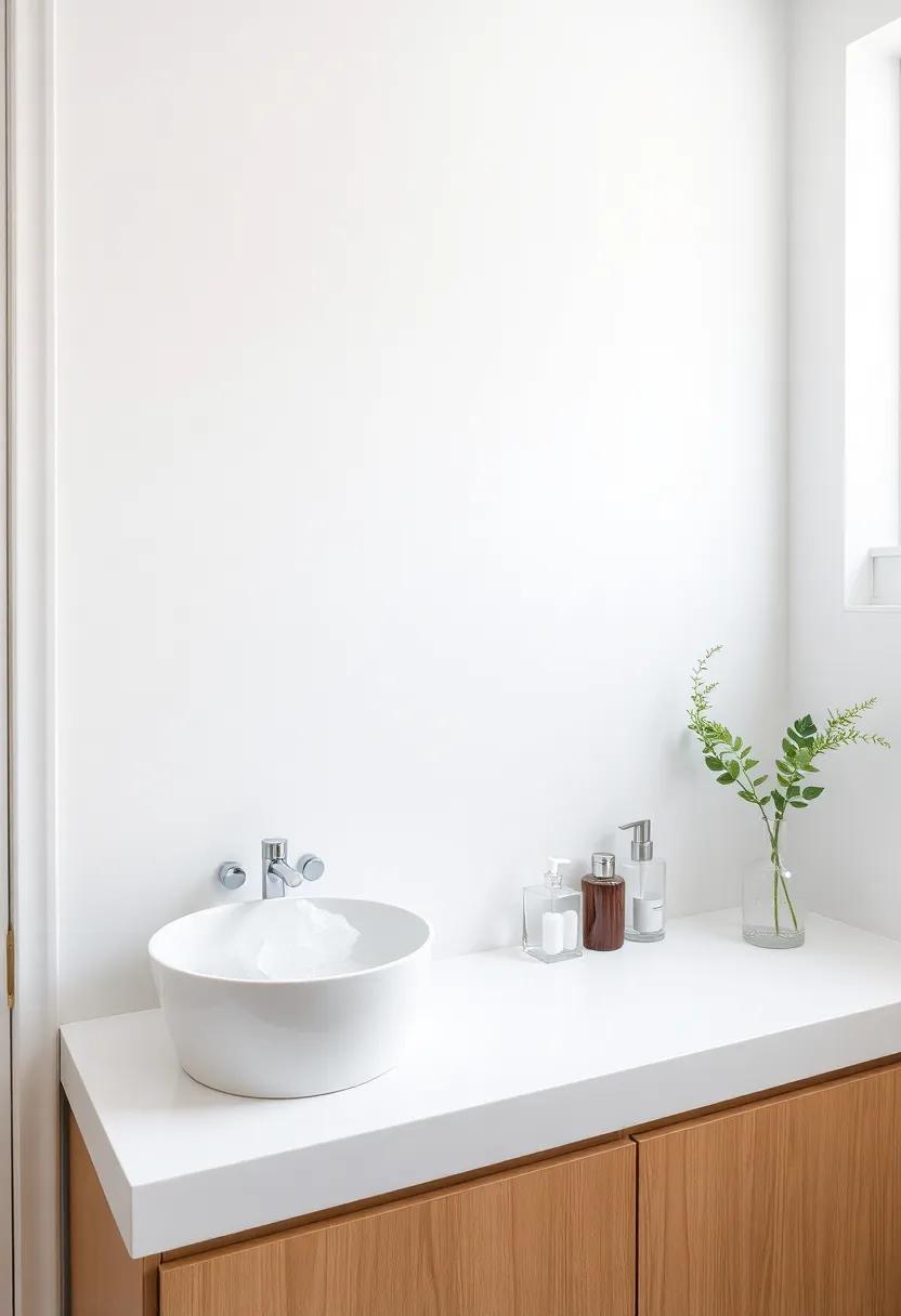 Glass Containers: Use clear ‌glass⁢ jars for ⁤storing cotton balls, swabs, and other small items that not‍ only⁣ frees up counter space but also adds a⁤ stylish touch