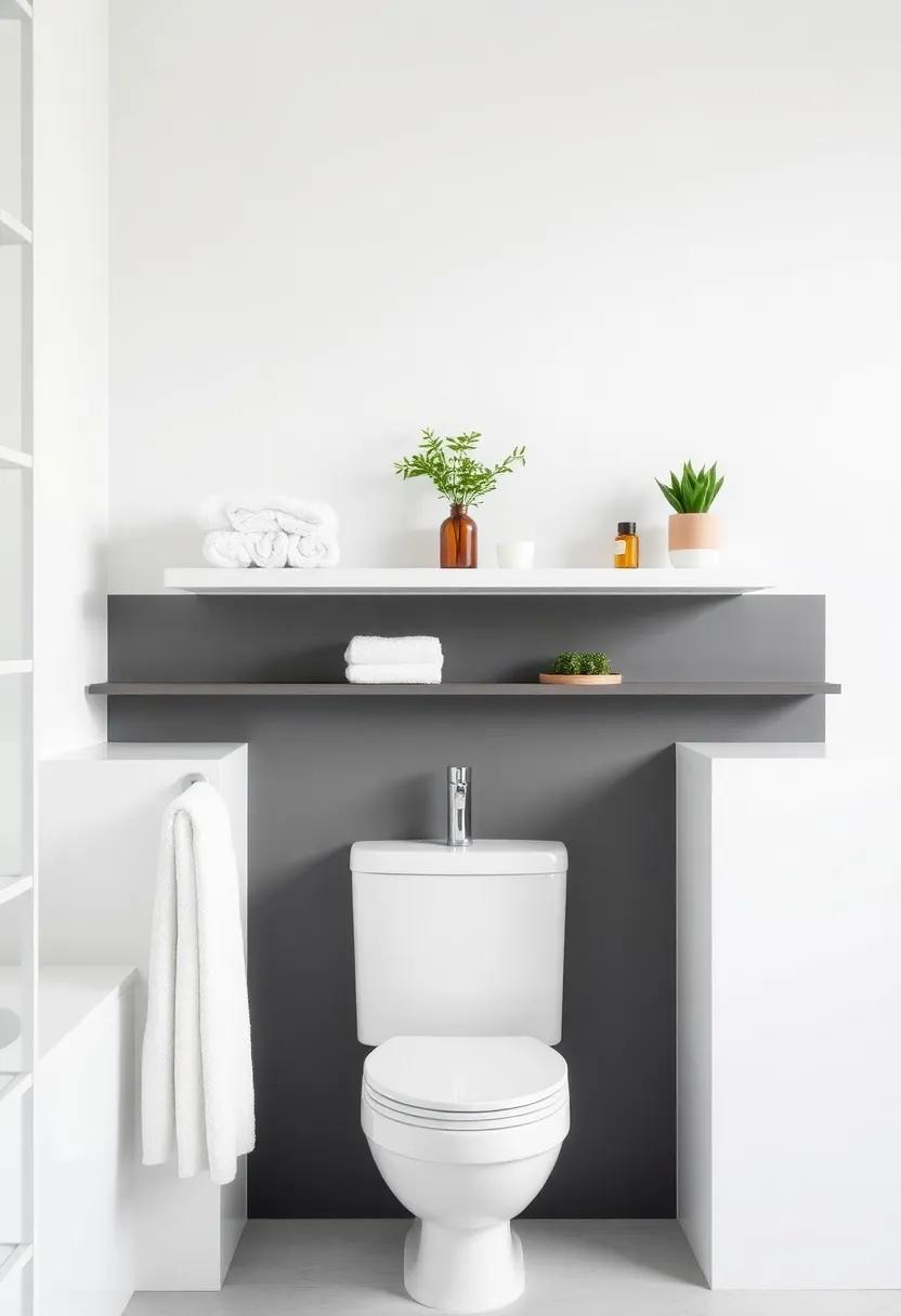 Towel‌ Racks‌ with Shelving: Install towel racks that come with built-in ​shelves for additional storage of bathroom ⁢essentials or​ decorative items