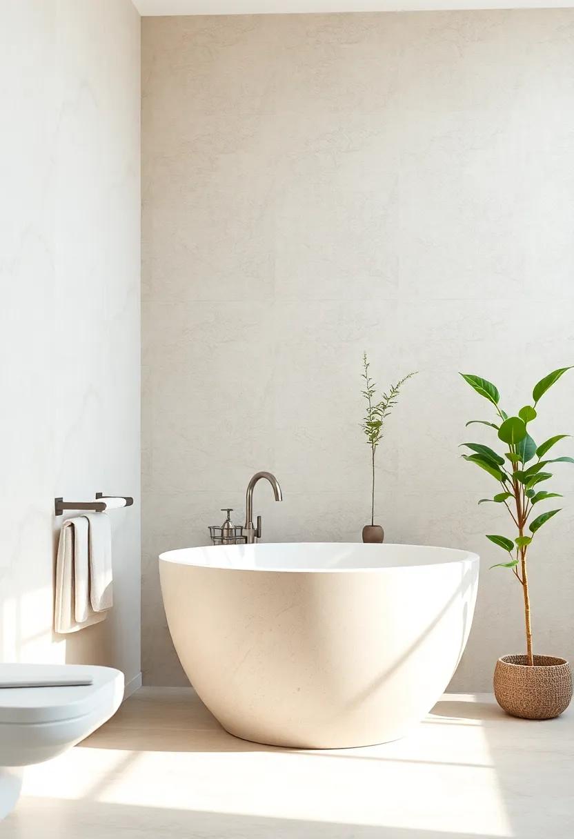 A ⁣Breath of Fresh ‍Air:⁢ The Role of Plants ‌in Stone-Inspired Bathrooms