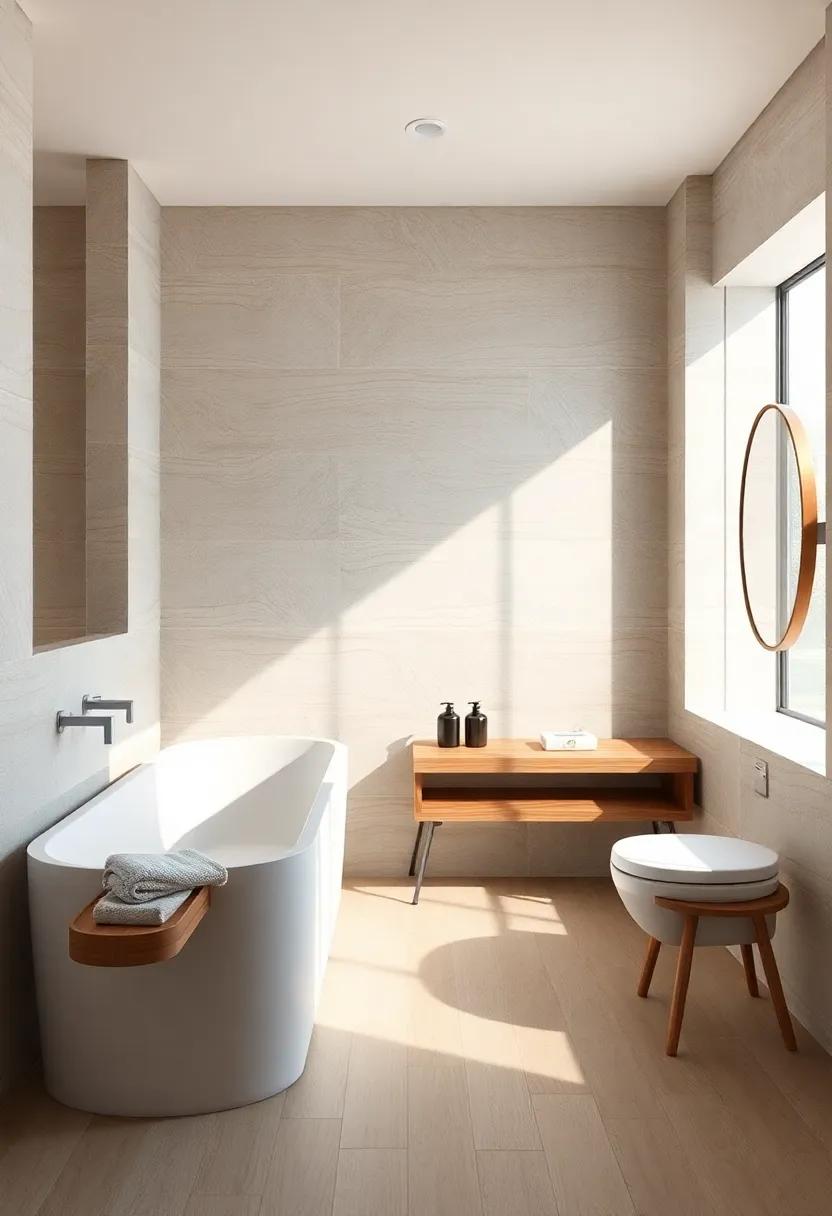 Layering⁣ textures: Combining Stone with Natural Wood and fabrics