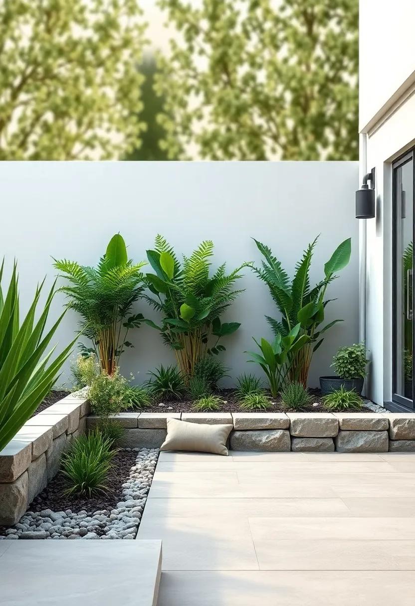 Frame ⁢the front entrance‌ with⁤ two symmetrical planters containing simple succulents or boxwoods