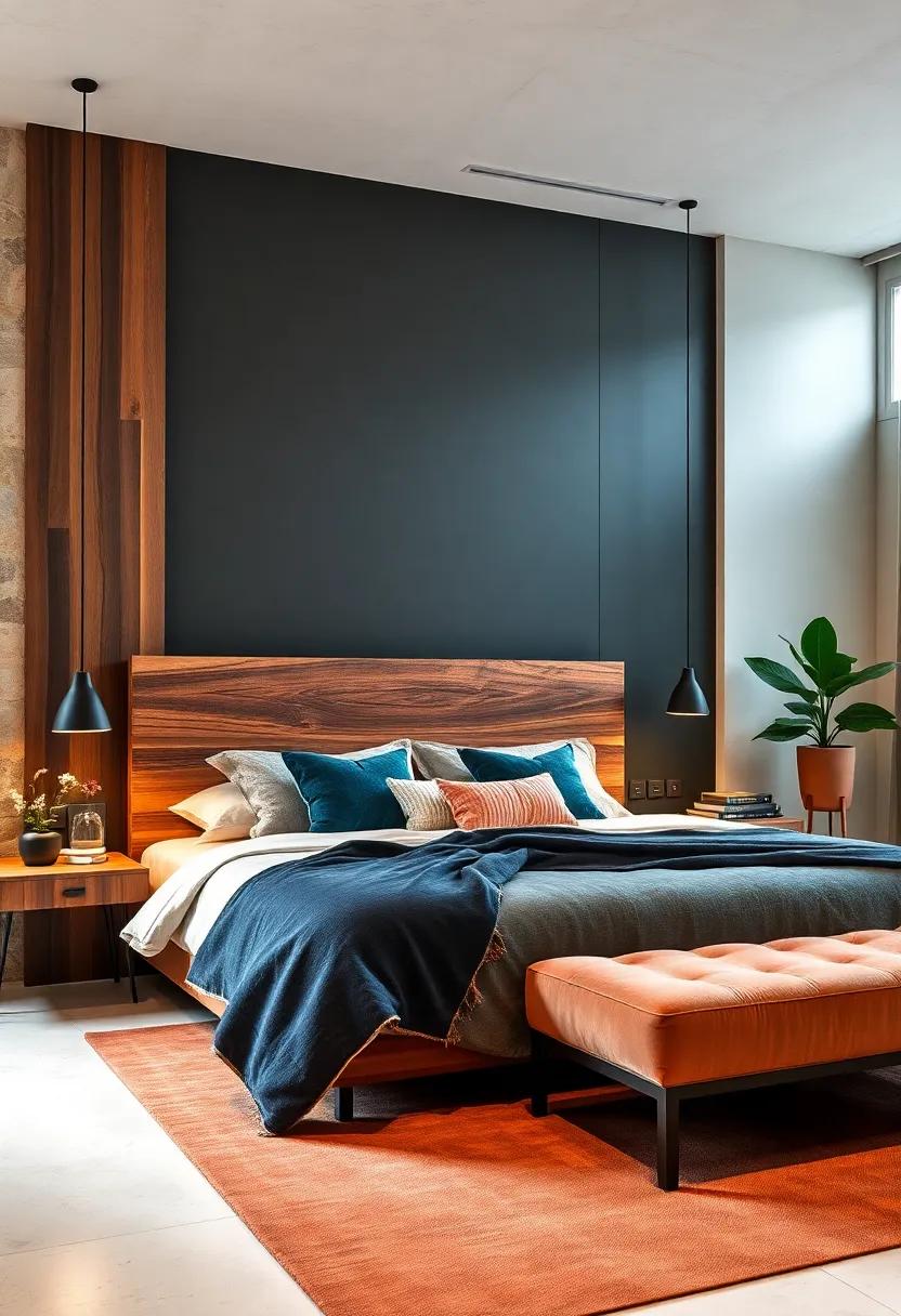 Statement Headboards Crafted From Reclaimed Wood Or Upholstered In Bold Fabrics To Anchor⁣ the​ Room's ⁢Style