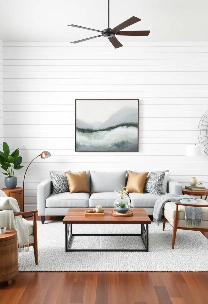 Using Artwork ​and Decor to Accentuate Shiplap Walls ‍in Living Areas
