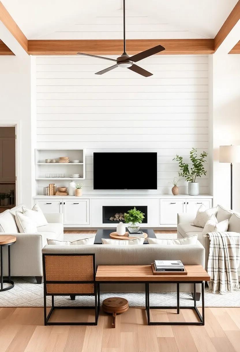 The Warmth of Neutral ​Palettes in Farmhouse‍ Decor with⁣ Shiplap Accents
