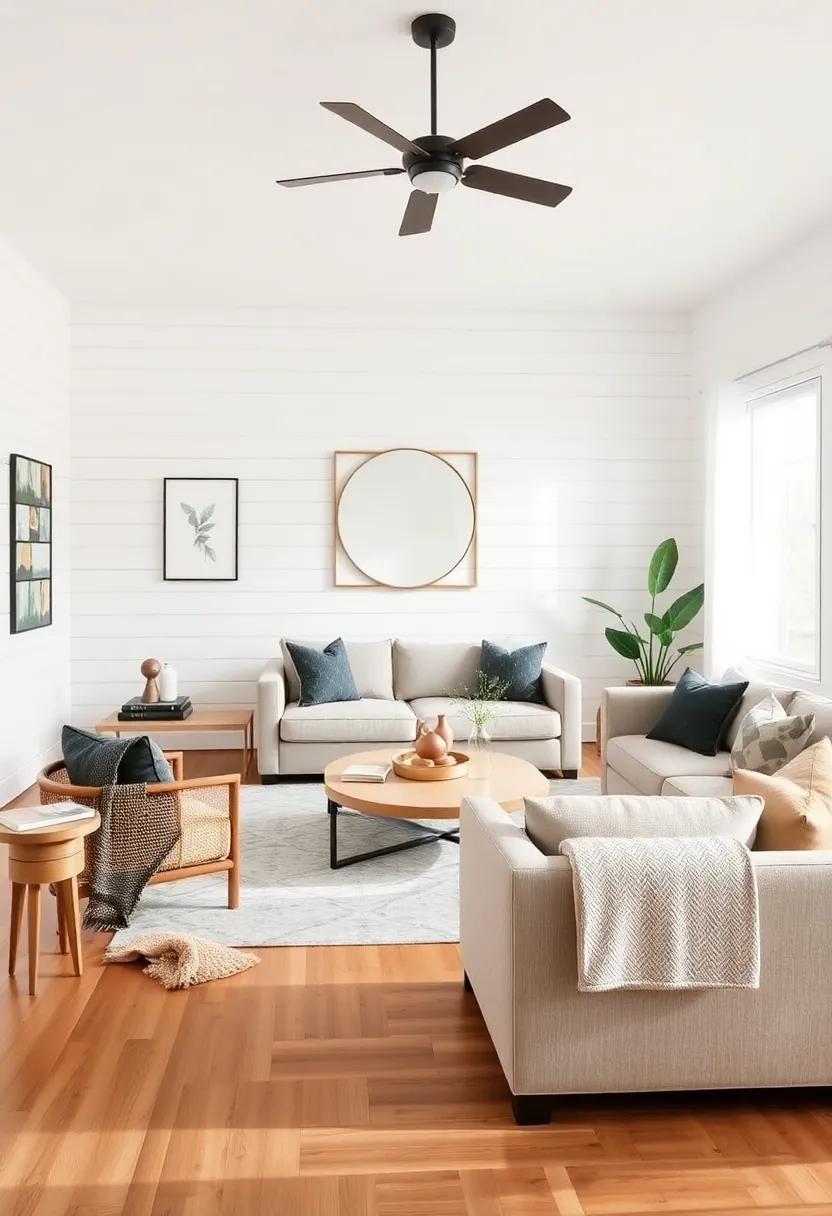 Balancing Rustic and⁣ Modern​ Elements in⁤ Shiplap-Adorned Rooms