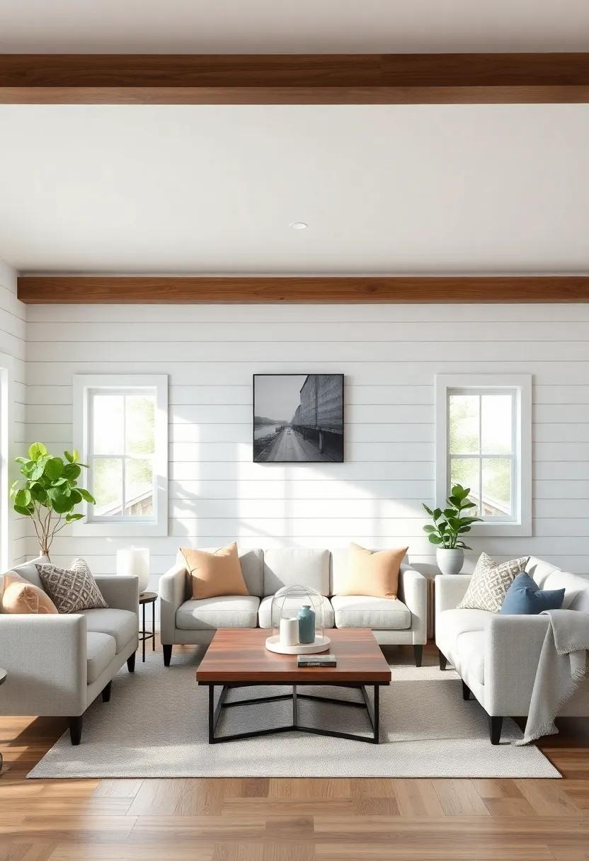 Maximizing comfort ‌and Style in​ Seating Arrangements⁢ with Shiplap​ Decor