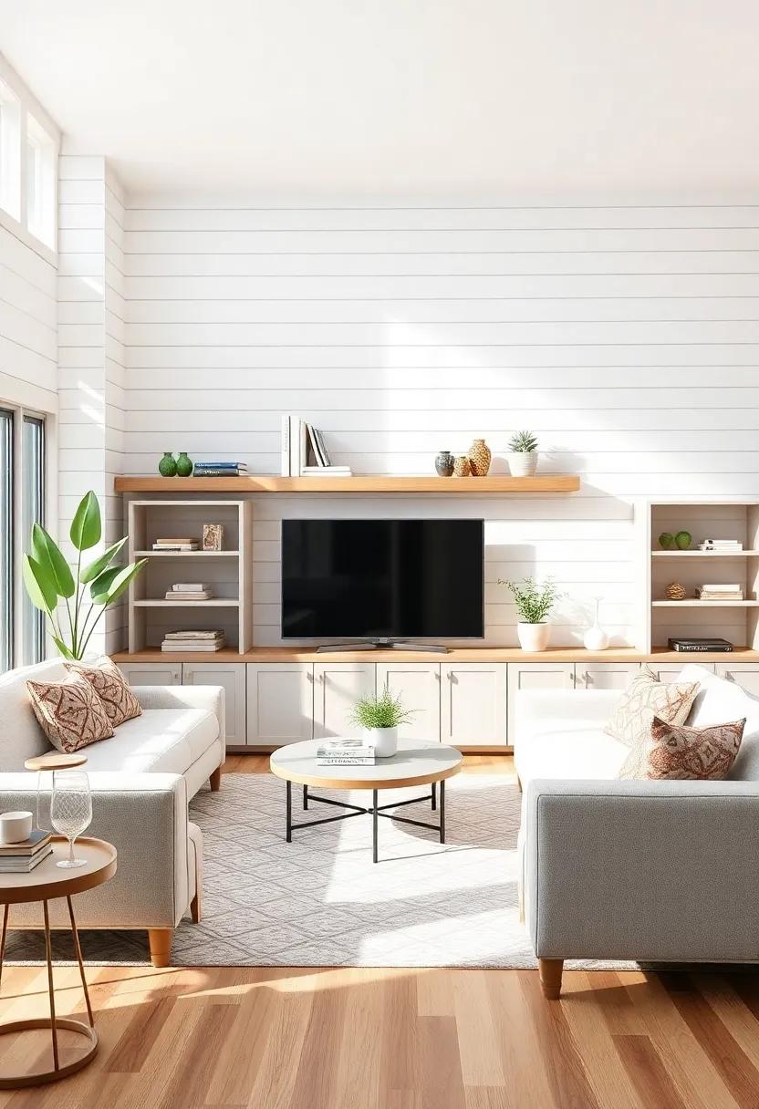 Incorporating Functional Shelving Solutions in Shiplap Decor