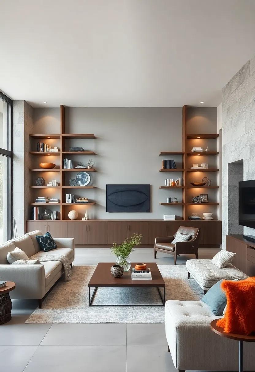 Shelving Units that Transition seamlessly into ⁢Doorways