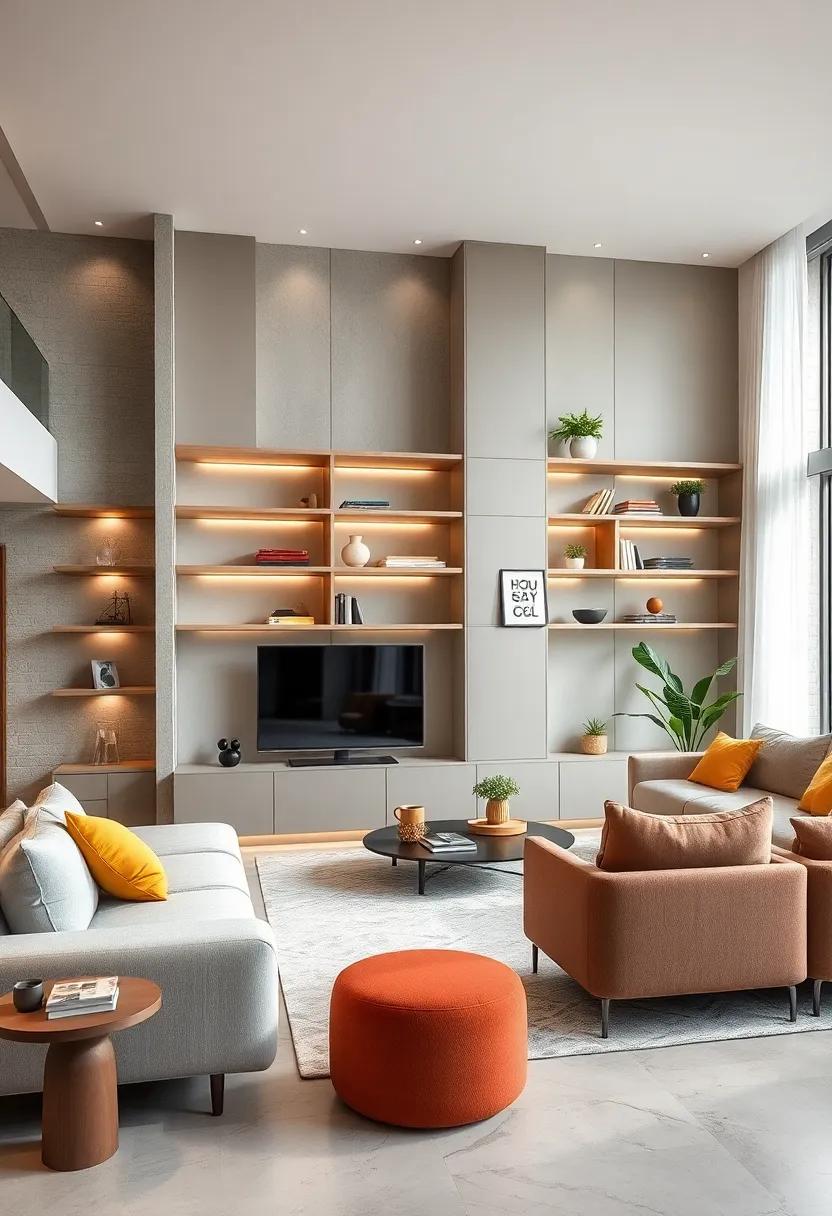 Modular Shelving Units with Swappable Panels