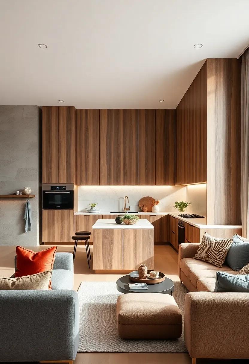 Combining​ Warm Wood Tones and Cool Metals to Enhance Texture ‍and Depth⁤ in Stylish U-Shaped Kitchen⁤ Layouts