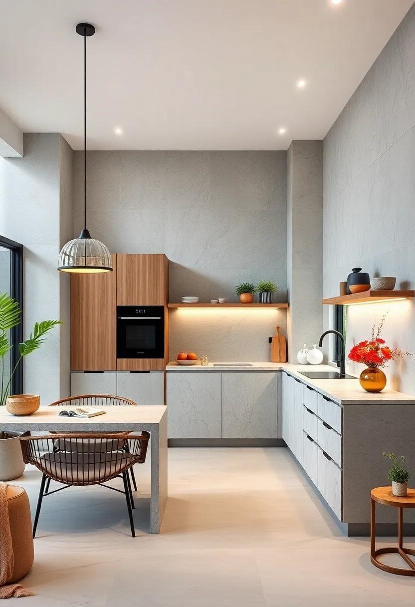 Harmonizing Natural Stone ​Surfaces and Matte ⁤Finishes to Achieve ⁤Timeless⁣ U-Shaped Kitchen elegance