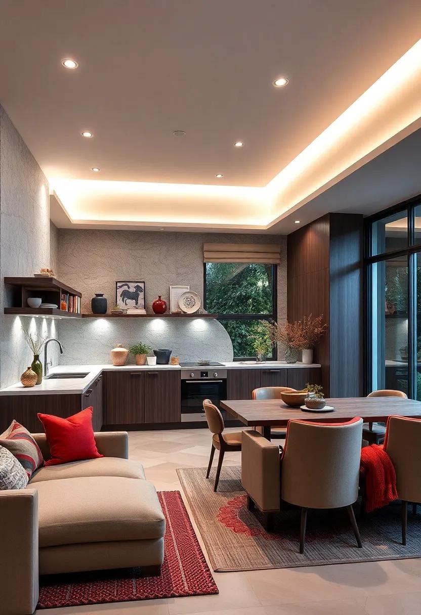 Incorporating ‌Statement Lighting Fixtures to Elevate Ambiance and Highlight Architectural details in ‌U-Shaped Kitchens
