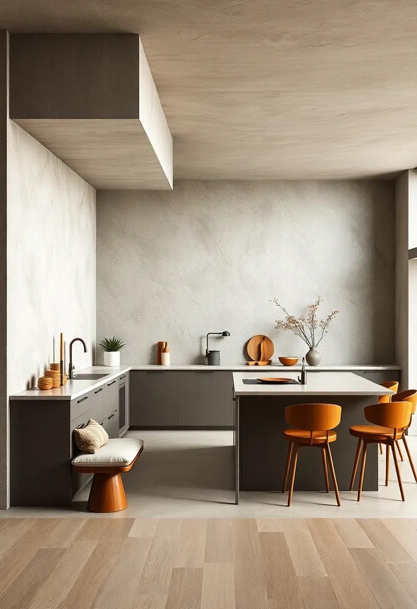 Layered Textures from Soft​ Fabrics and‌ Polished Surfaces ‌Creating Visual Interest in ‌Modern U-Shaped Kitchens