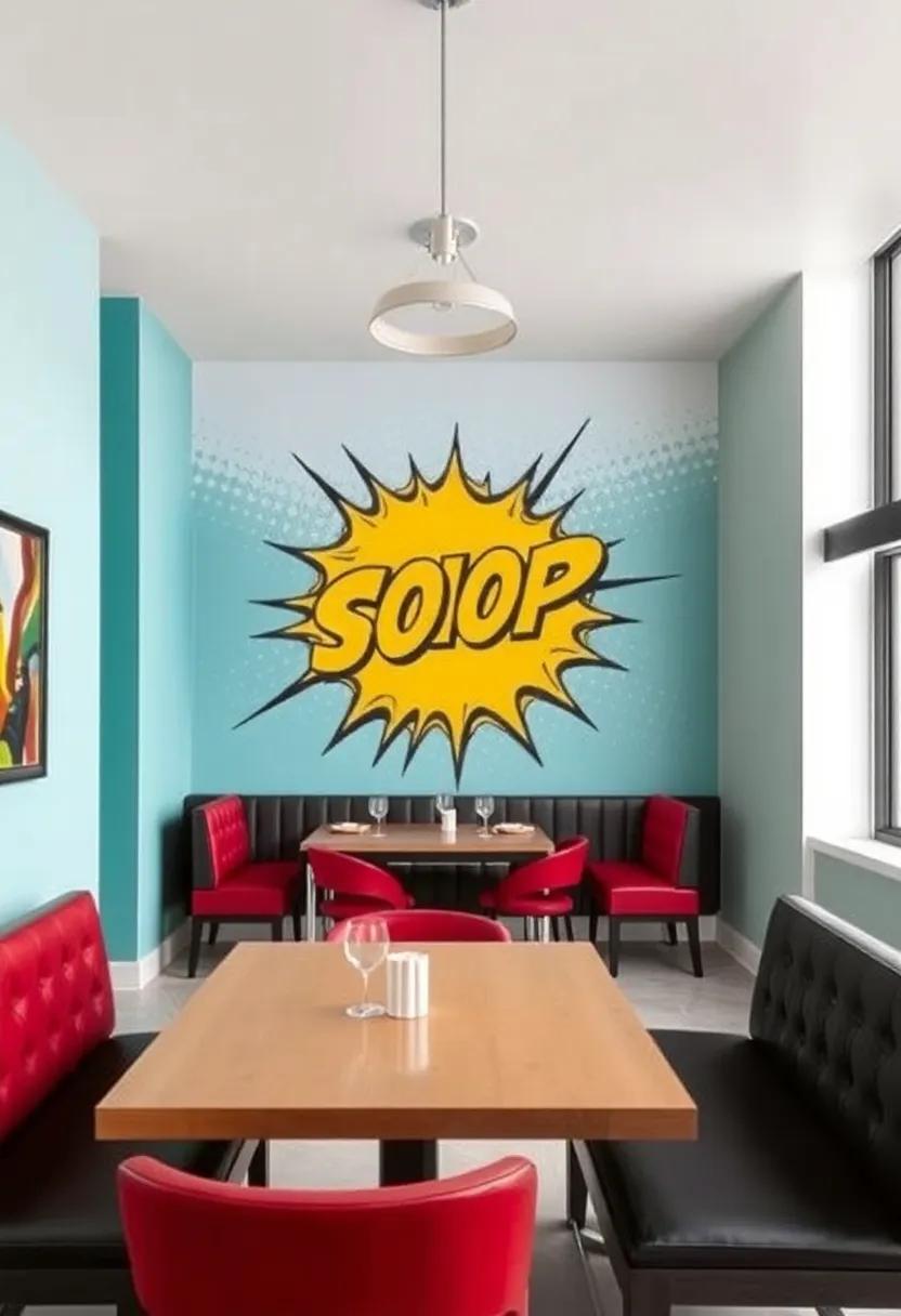 Retro Comic Pop: Go bold and fun with a mural inspired by ⁣comic book art, adding a playful touch ⁣that can serve as a conversation starter