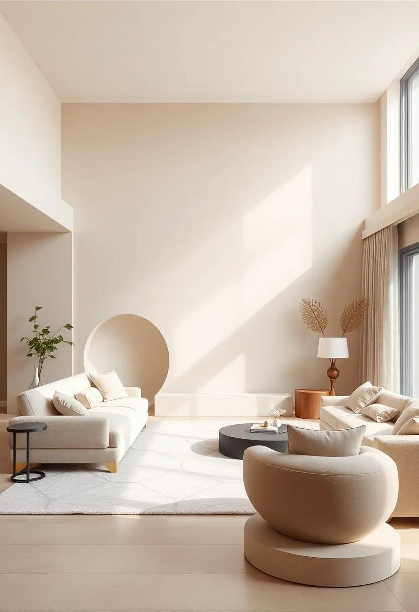 Sculptural Forms: Choosing Unique Shapes⁤ to enhance Beige Elegance