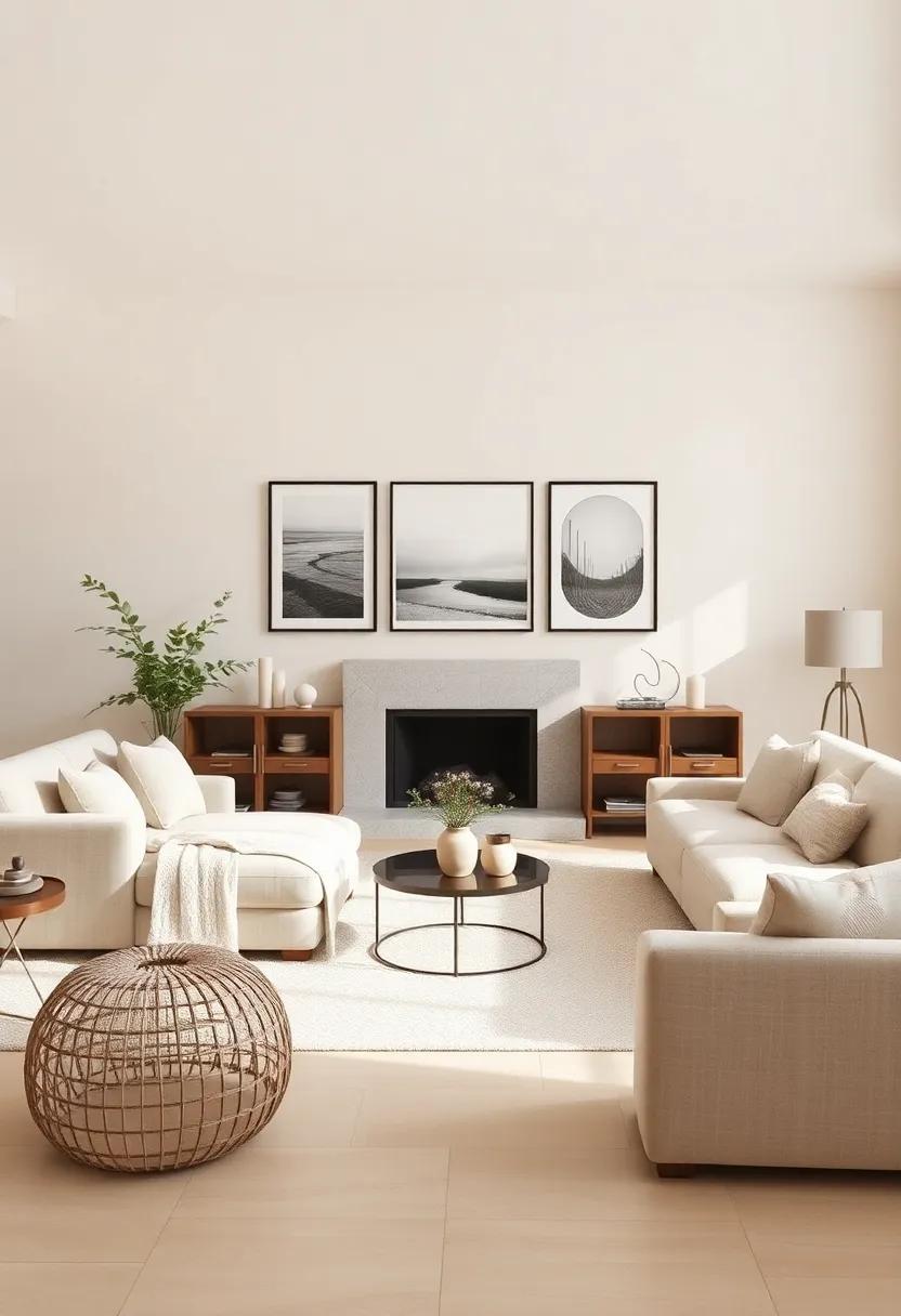 Artful ⁢Displays: arranging Artwork to Enhance the Neutral ⁣Aesthetic