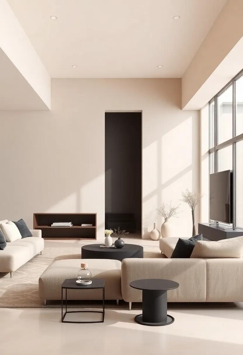 The Art of Contrast: Balancing Light and dark ⁢in Beige Interiors