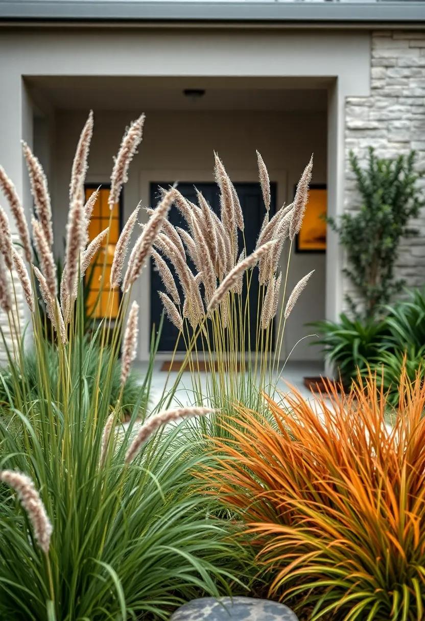 wild and Natural Looking Front Yard with Meadow Grasses Blending Seamlessly into surroundings