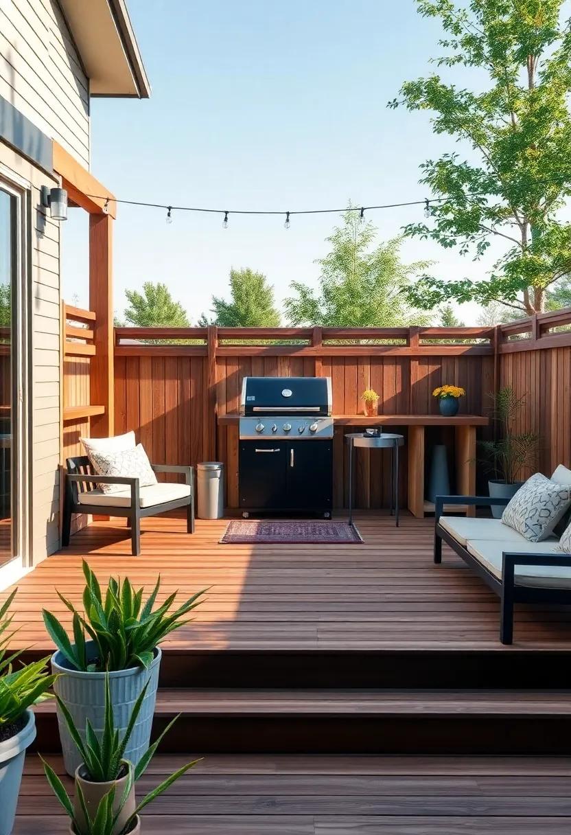 Add a grilling Station:⁤ Designate an area for a grill and outdoor cooking space to turn your deck into an entertainer’s paradise