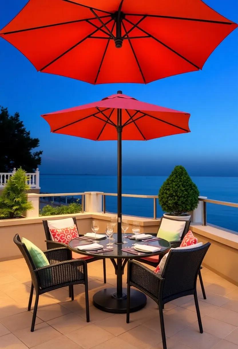 Galtech 9-foot fiberglass Market umbrella: Renowned for⁣ its durability and wind ⁣resistance, this fiberglass umbrella combines robust construction with sleek ⁣design