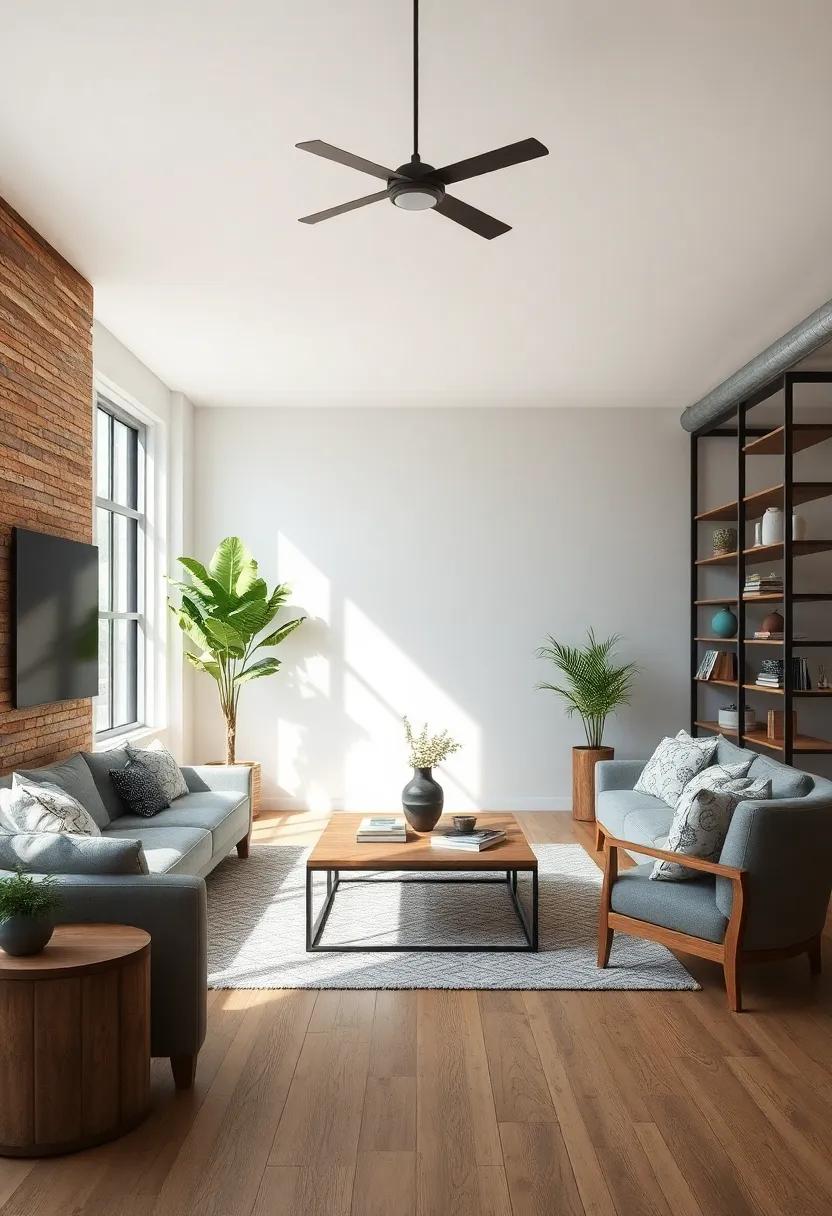 Staging Your Living Room for the seasonal Transition to ​Rustic Industrial