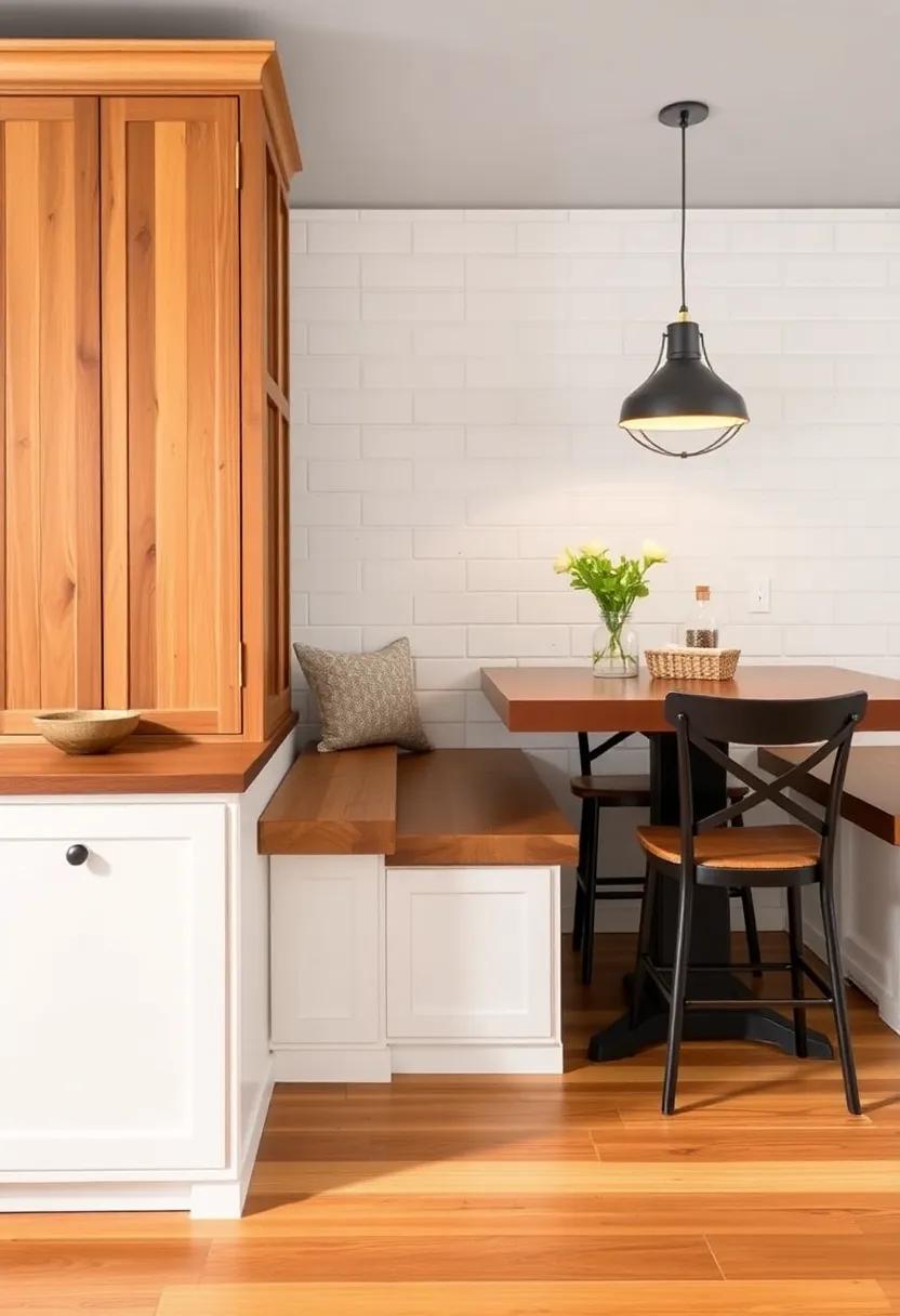 Built-in Benches: ⁣Add⁢ built-in benches with hidden storage in dining nooks for⁤ a cozy,functional⁤ seating solution
