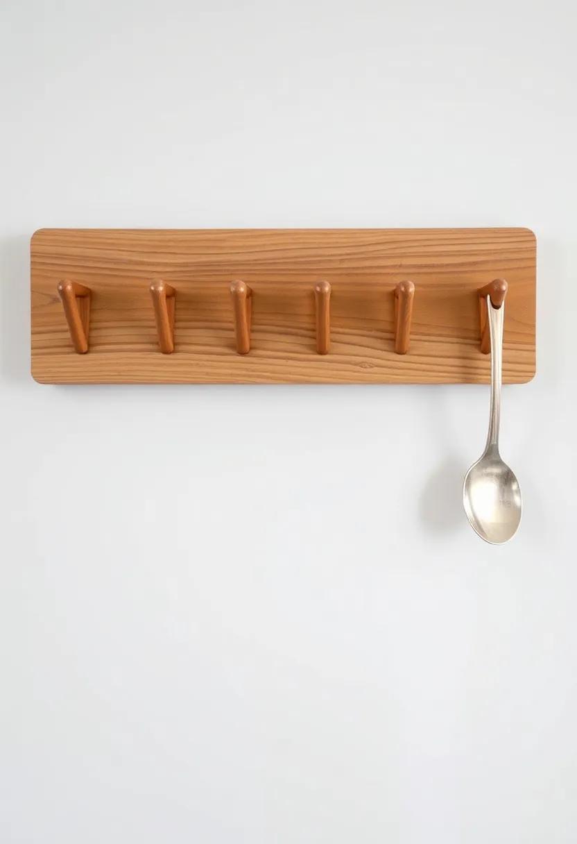 Personalized Wooden spoon⁢ Rack:⁣ Craft a personalized wall-mounted spoon rack to display your most treasured utensils,⁤ offering‌ both functionality and ⁢a personal touch