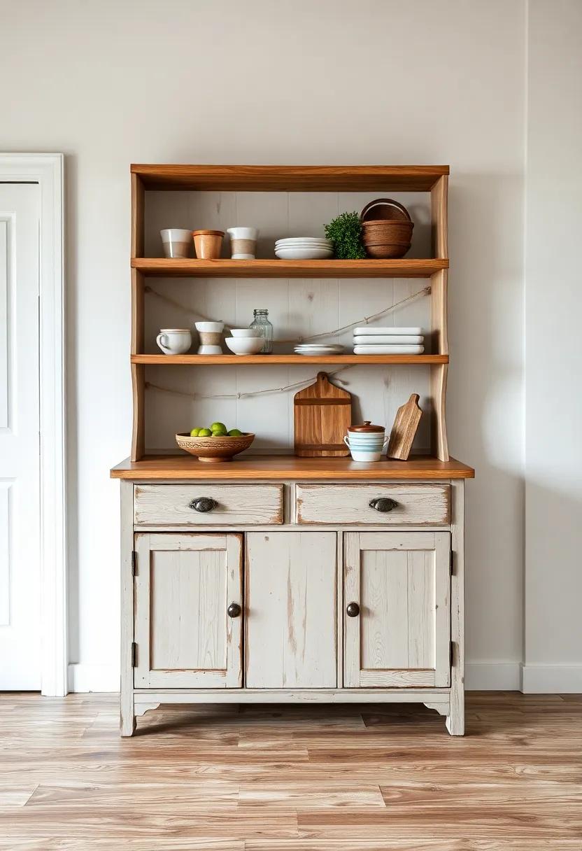 Repurposed Furniture: ⁤Upcycle an old dresser or side table ⁤into a unique kitchen island‍ or storage cabinet