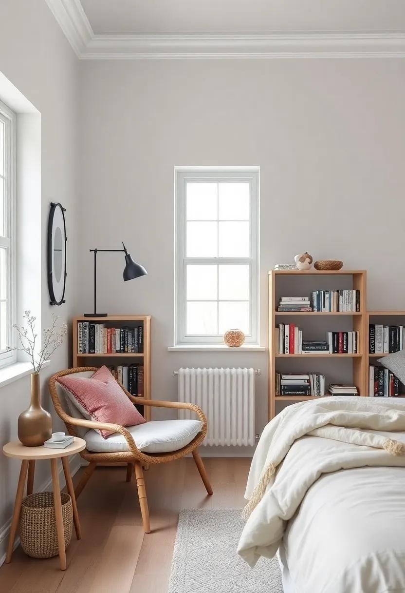 Cozy Reading ⁣Nook: Dedicate⁤ a⁢ corner with a comfortable ​chair ​and​ bookshelf,inviting⁤ relaxation and⁢ an escape ⁢into literature
