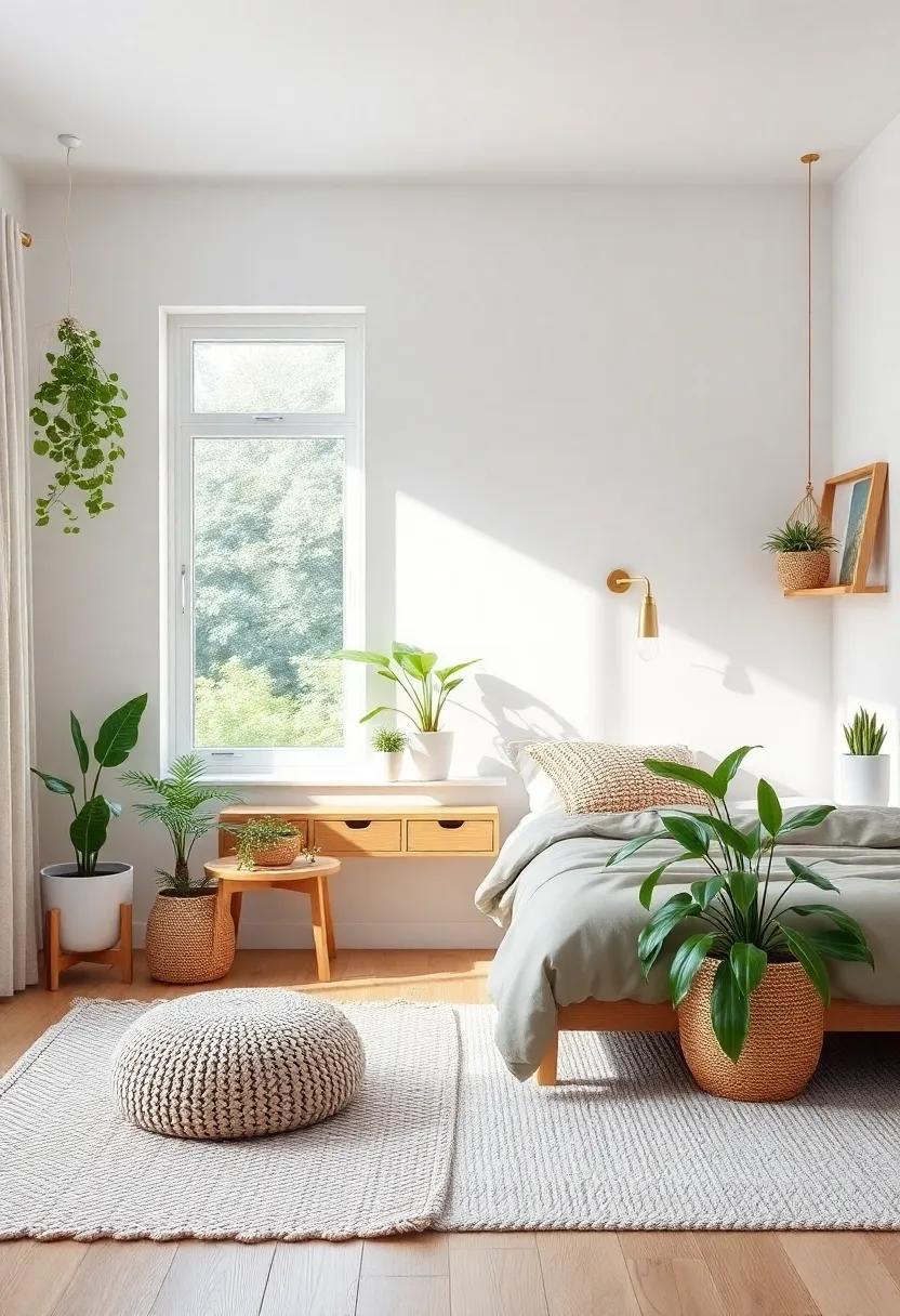Indoor Plants: Introduce greenery​ to purify the air and⁤ add a lively touch​ of nature ⁣to your ⁤bedroom ⁤sanctuary