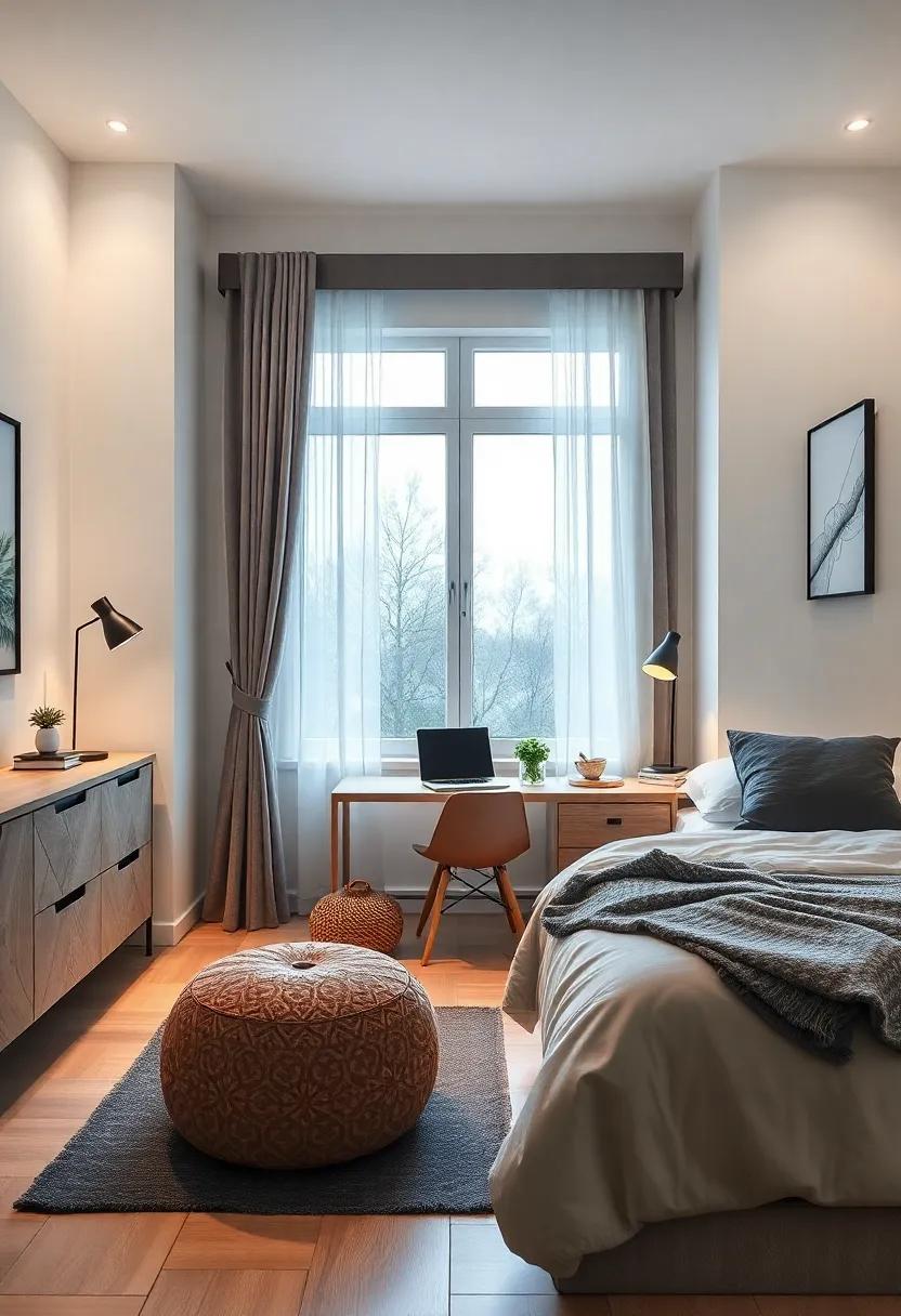 Multifunctional Spaces: design⁢ your bedroom to serve ​multiple purposes, allowing for work-from-home setups‌ without‍ compromising comfort