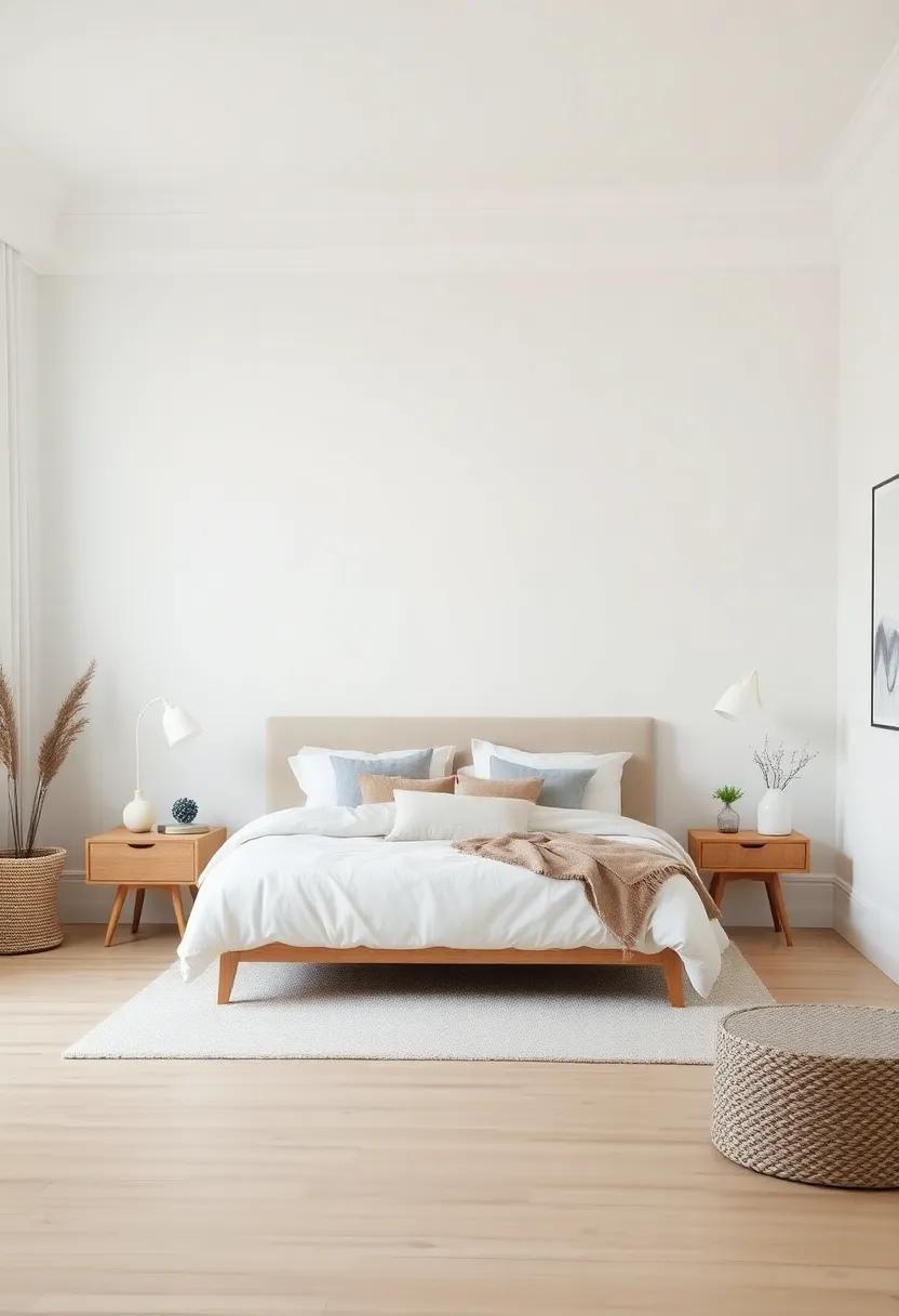 Neutral Color Palette: Utilize soft​ whites, grays, and earth ⁤tones to instill a sense of calm and serenity in your bedroom