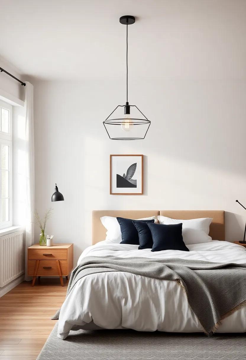 Statement Lighting: ‍Opt for unique pendant lights or floor lamps to become ‌focal points that enhance⁤ the​ overall​ design