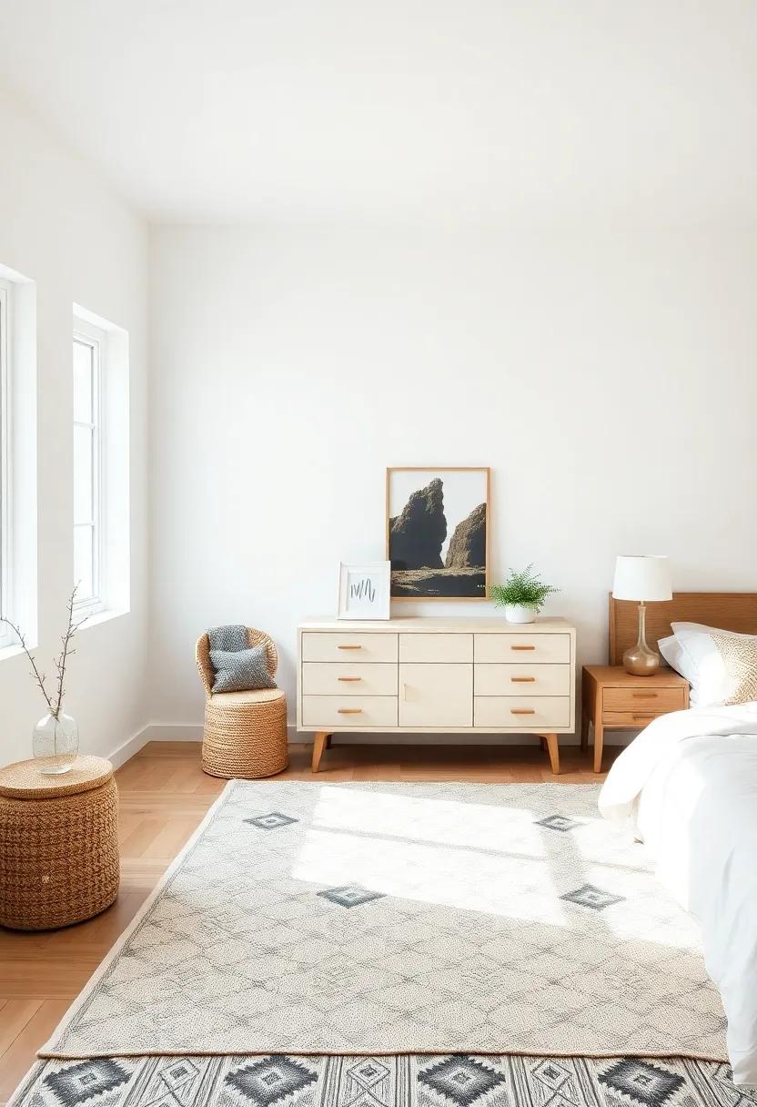 Subtle Patterns: Experiment with understated patterns‍ in rugs or textiles to⁢ add⁤ depth⁤ without‍ overwhelming the simplicity